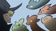 Lucius is depicted in Alex's books in Pokemon Horizons (Image via The Pokemon Company)